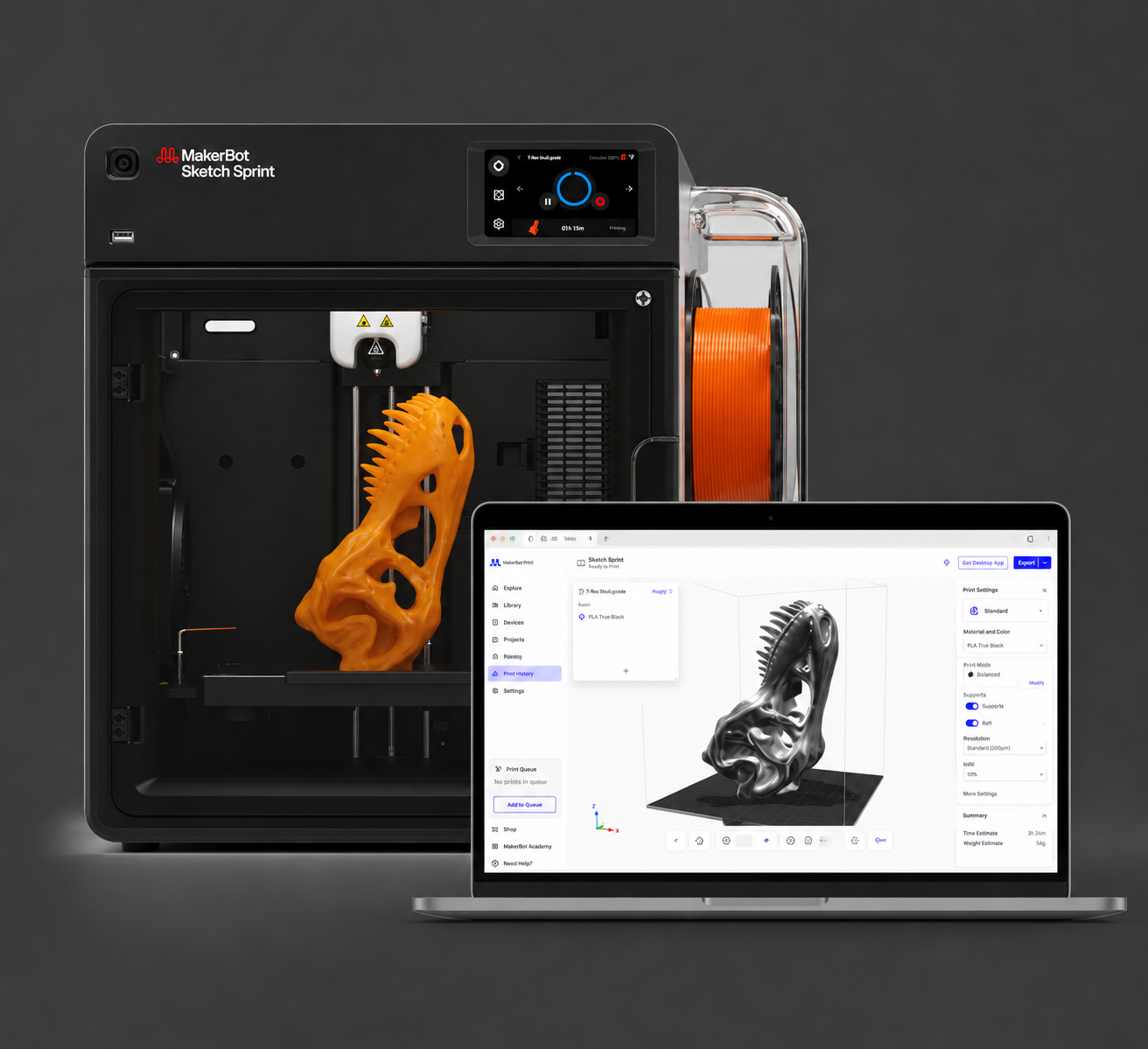MakerBot Sketch Sprint - Cura Cloud dan Digital Factory
