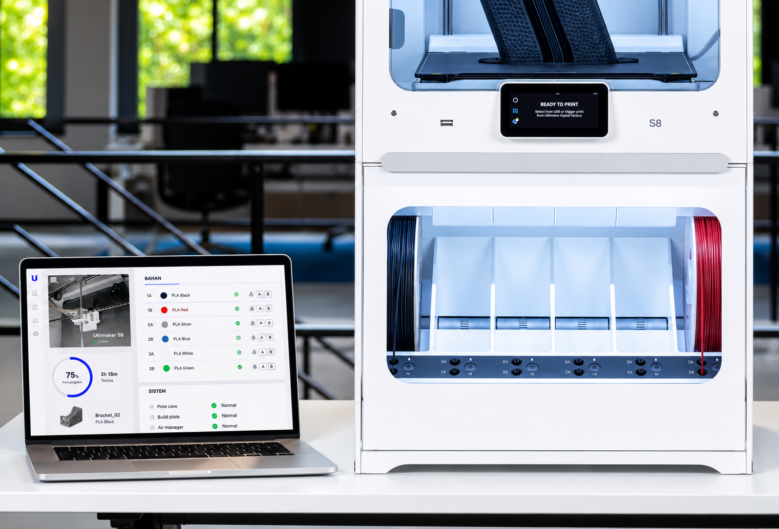 UltiMaker S8 Material Station Kelembapan 25%